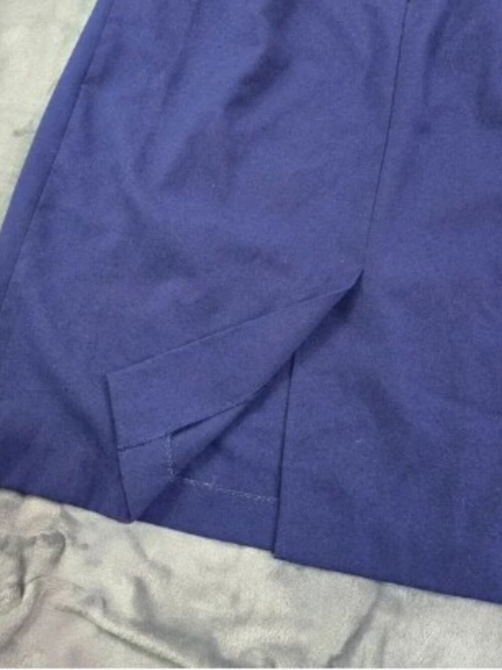 Vintage Worthington Navy Pencil Skirt Size 14 - Picture 10 of 12